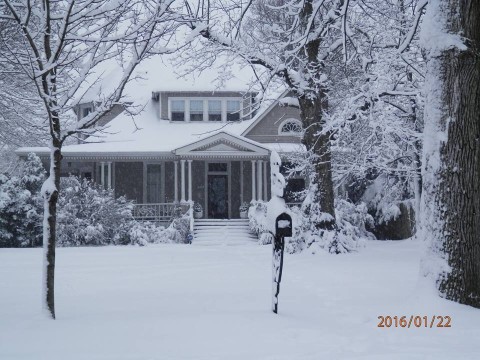 Home at Eastland and 14th. Photo by Donna Pinkerton Suter